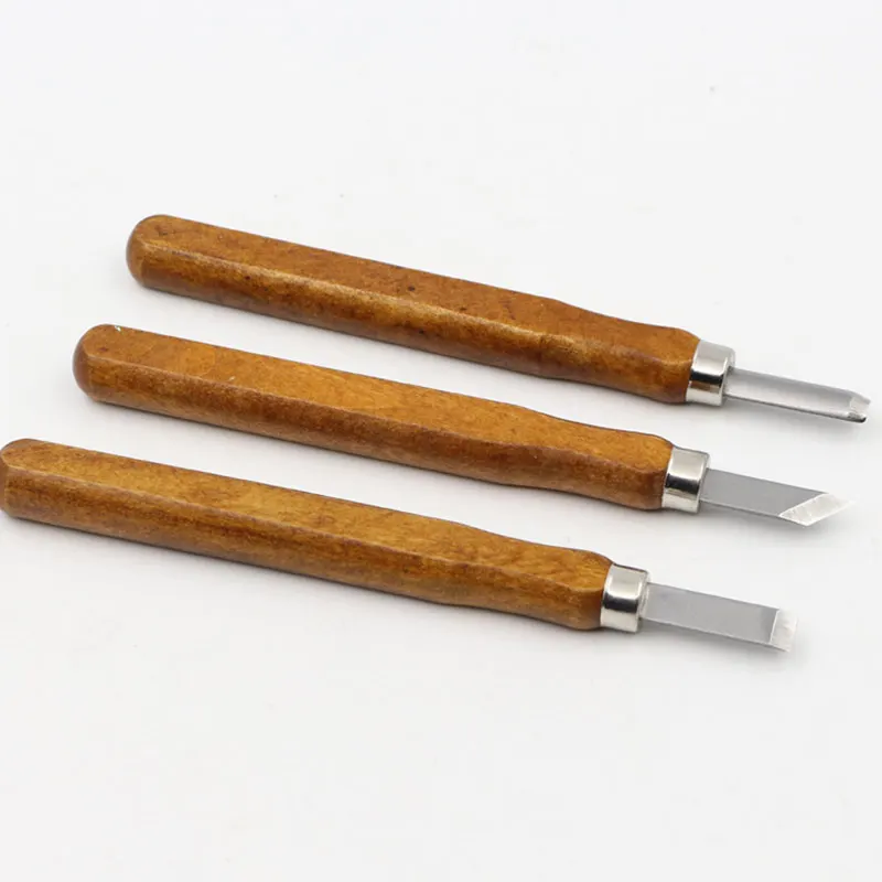 12 шт./компл. Деревообрабатывающие инструменты с деревянной ручкой набор