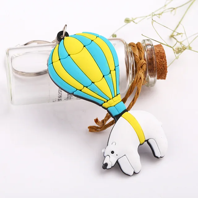 1 шт. ПВХ гамбургер животное брелок аниме рисунок Минни кольцо для ключей женская