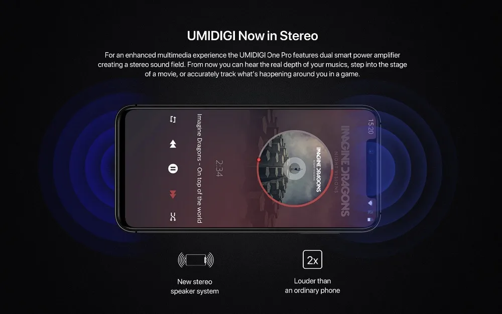 UMIDIGI ONE Pro Восьмиядерный мобильный телефон с быстрой беспроводной зарядкой 5," 19:9 4 Гб 64 Гб 16 МП 3250 мАч двойной 4G NFC Android 8,1 смартфон