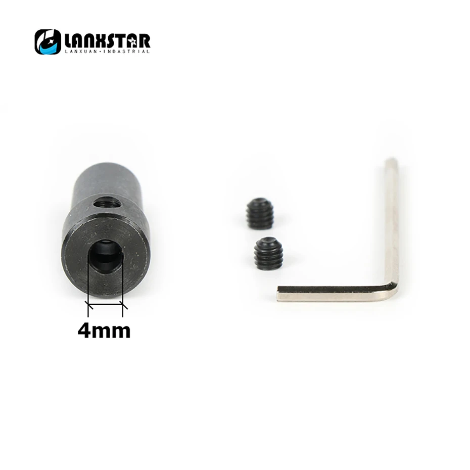 Lanxstar Chuck0.6-6 мм монтажный блок B10 зауженные Chuck Strap4/5/6/8 мм Подключение Сталь втулка вала двигателя ключ Мощность инструменты