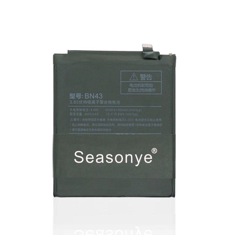 Запасной аккумулятор Seasonye 4000 мАч/5 5 Втч BN43 / BN 43 для телефона Xiaomi Redmi Hongmi Note 4X Note4X 4X5