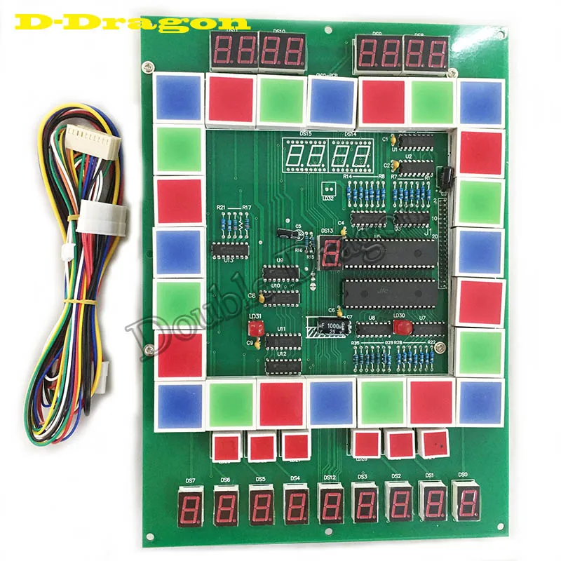 Fruit Game PCB Casino Slot Game Board Acrylic Panel with Wires Cables for Arcade Game Machine