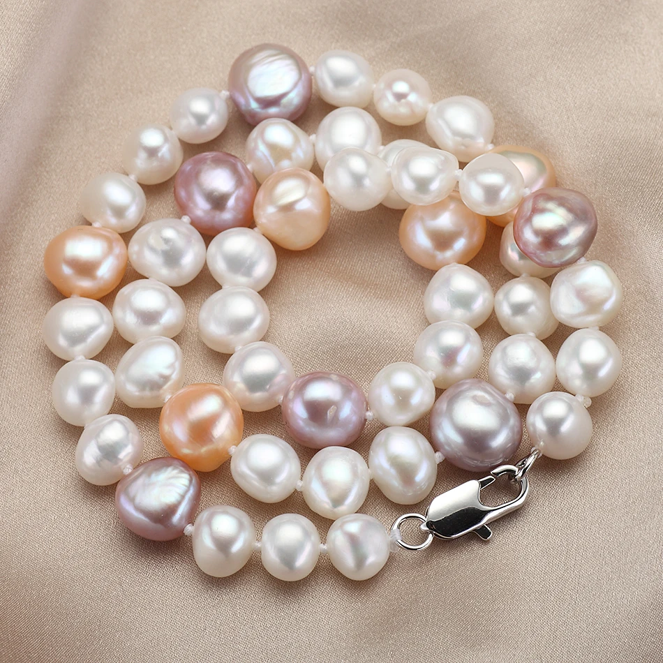 Многоцветный жемчужный воротник ожерелье для женщин юбилей Ювелирные изделия