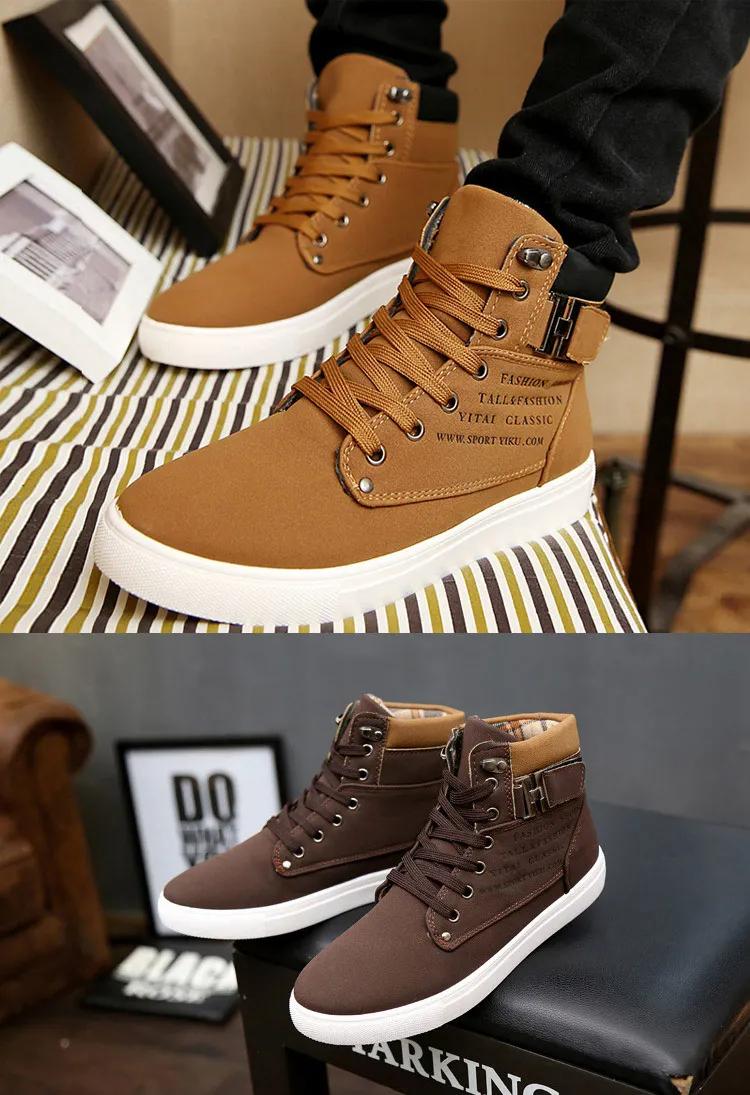 Мужские зимние ботинки; botas masculina; коллекция года; модные теплые ботильоны из искусственной кожи и хлопка с микрофиброй; ботинки Осень-зима; Мужская обувь; размеры 39-47