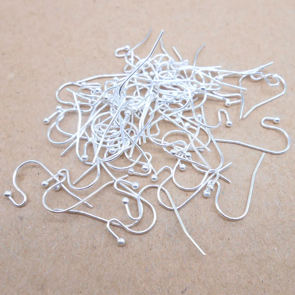 

Пирсинг ручной работы DIY серебряные ювелирные аксессуары s-образный ушной крючок для сережек Соединительный зажим подвеска аксессуары зажим круглая игла