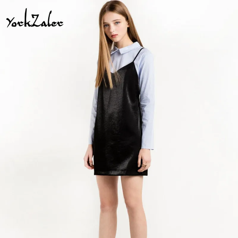 Yorkzaler Sexy V воротник черный краткий брекеты юбка простые гладкие женщины|skirts