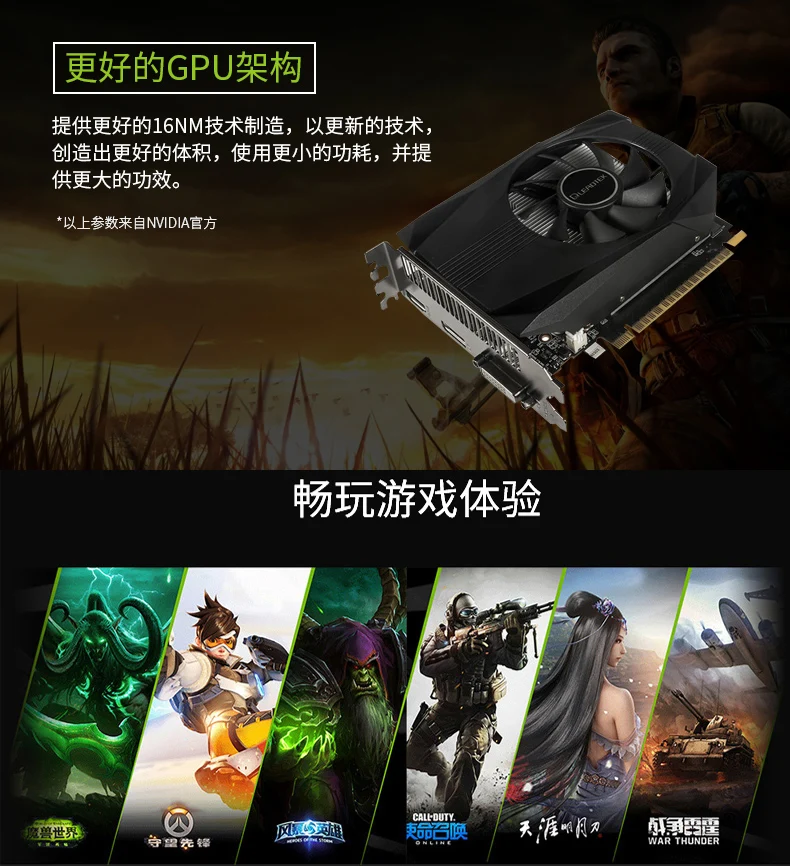 Leadtek GTX 1050Ti 4G GDDR5 один вентилятор Apex игровая графика Itx короткая карта