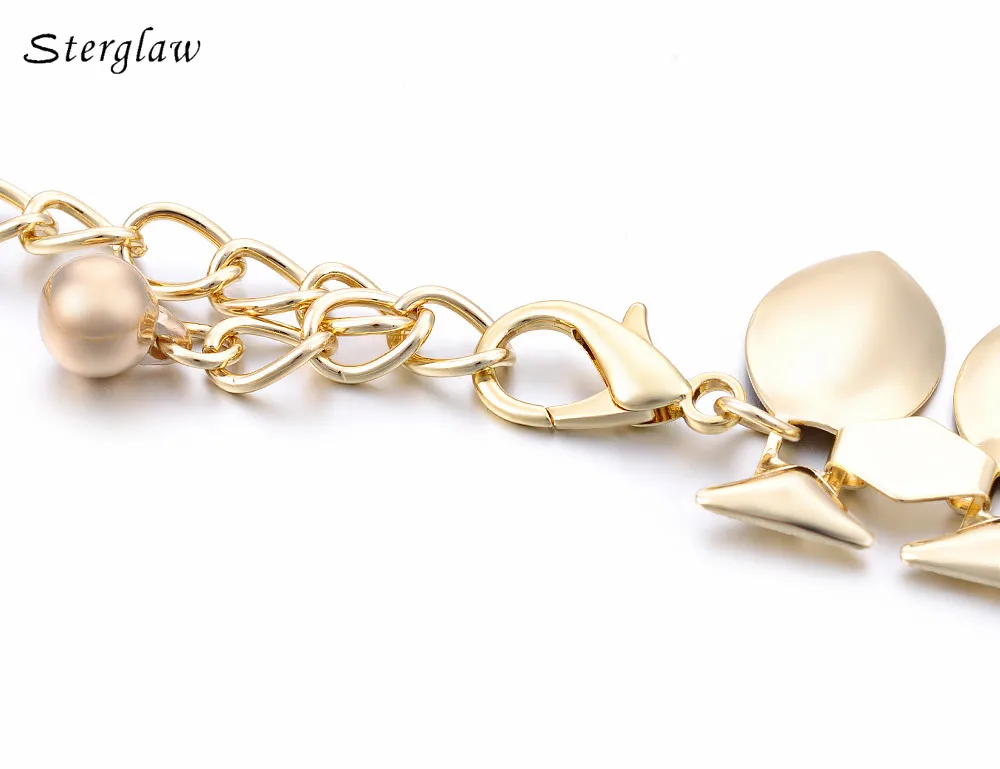 Поясные цепные ремни ручной работы для женщин с серебряными и золотыми