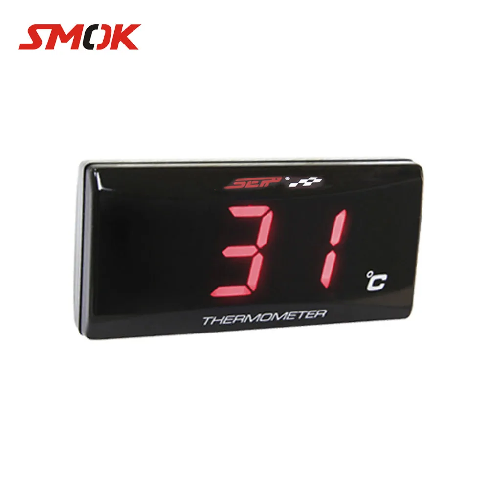 Универсальный термометр для мотоцикла SMOK измеритель температуры воды с цифровым