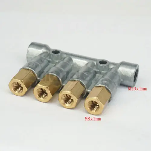 4 способа Алюминий в M10x1 из M8x1 масляный поршень компонентов значение коллектор
