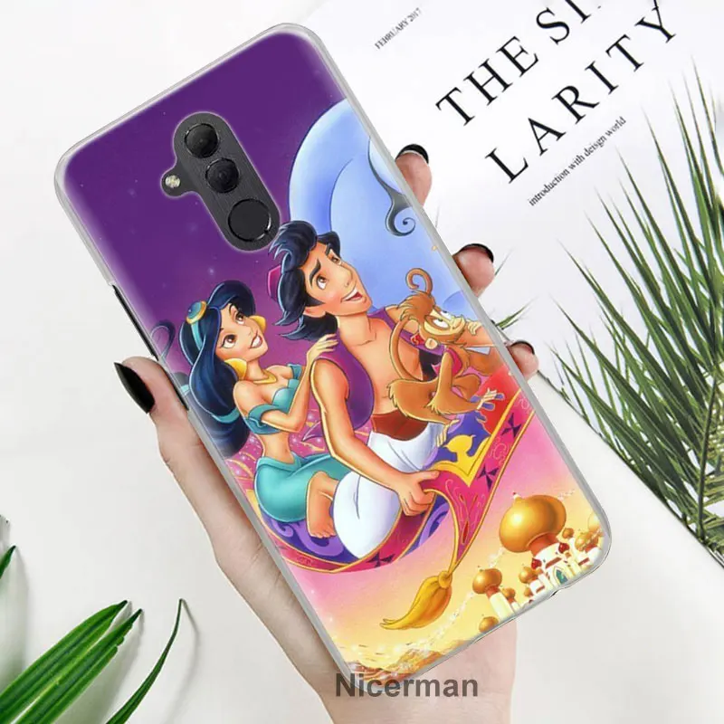 Капа Аладдин Принцесса Жасмин чехол для телефона для huawei mate 10 20 Lite 20 Pro P30 Pro P30 P20 Lite P Smart Plus чехол Coque