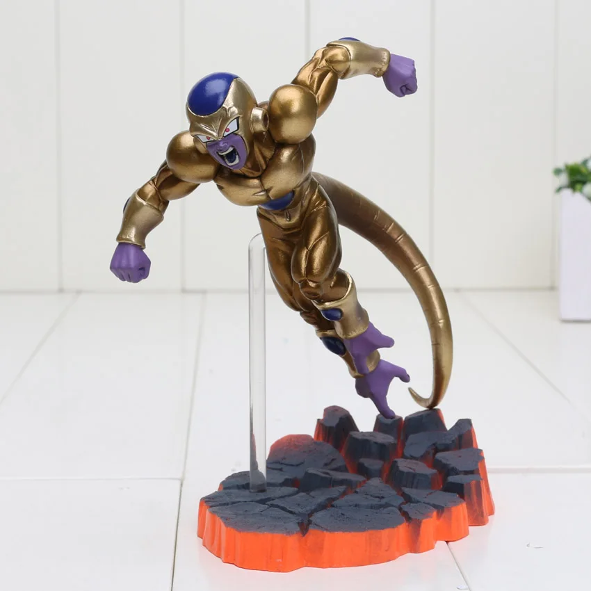 Dragon Ball Z фигурку воскресение F Frieza freeza морозильная камера DXF с рисунками из комикса «Жемчуг дракона», golden Frieza ПВХ фигурка игрушки для детей, подарки для детей - Цвет: gold fly freeza
