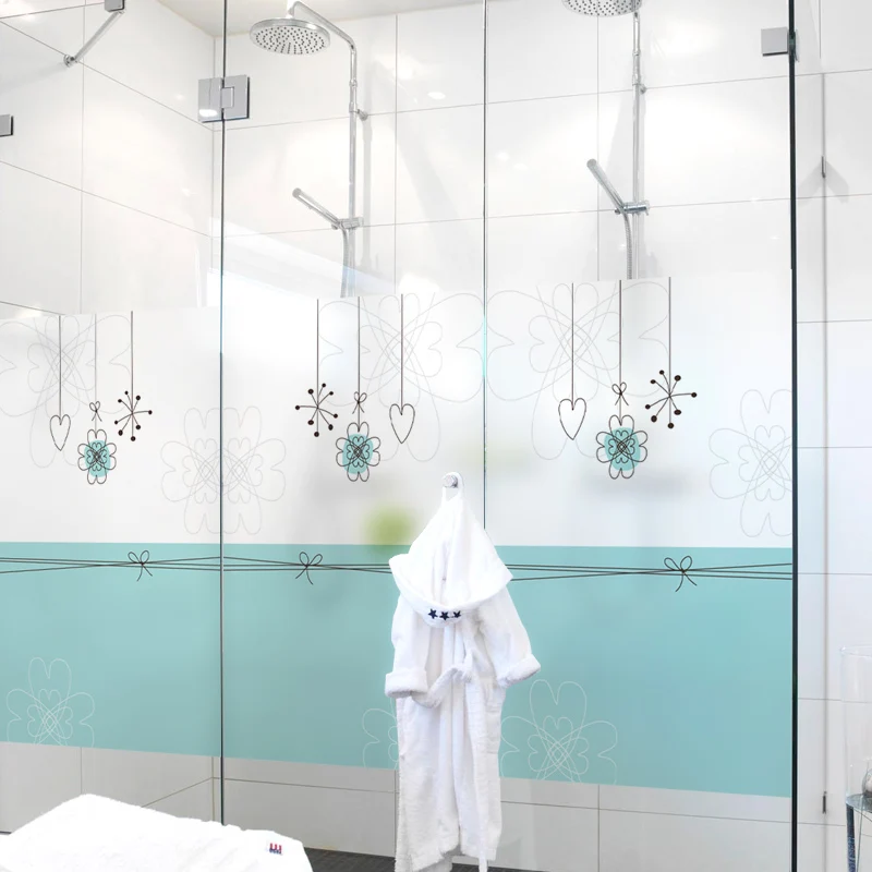 Декоративная витражная статическая пленка для окна DICOR матовая непрозрачная