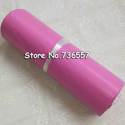 pink color 100 шт, 20x30 см, зеленый, белый, розовый, логистическая Курьерская сумка, курьерский конверт,, сумка, почтовая сумка, самоклеющаяся, уплотненная, пластиковая сумка - Цвет: pink color