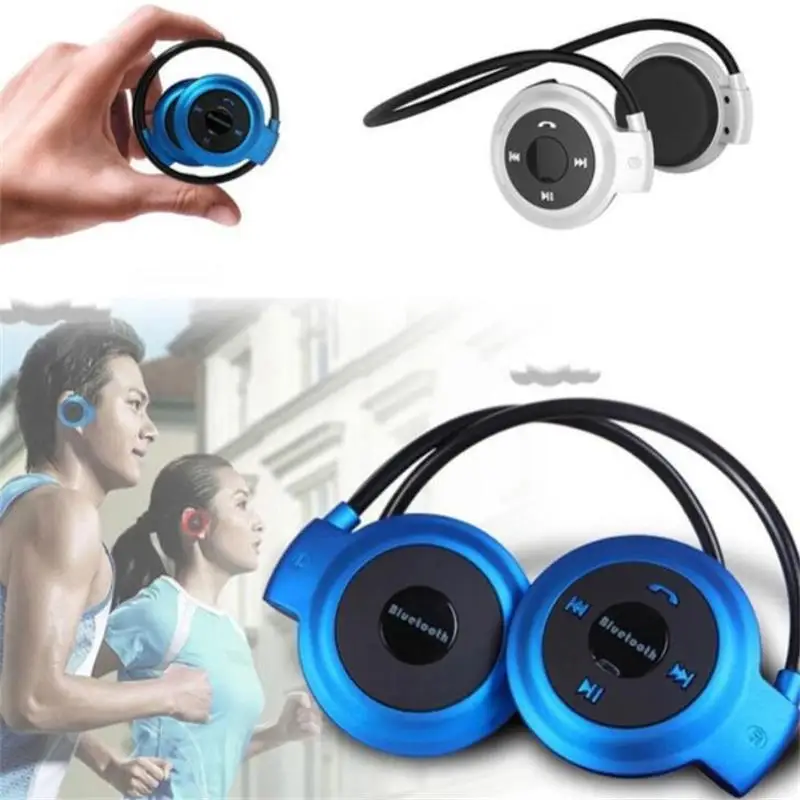 Беспроводные Bluetooth наушники MINI503 fm радио спортивные музыкальные стерео слот
