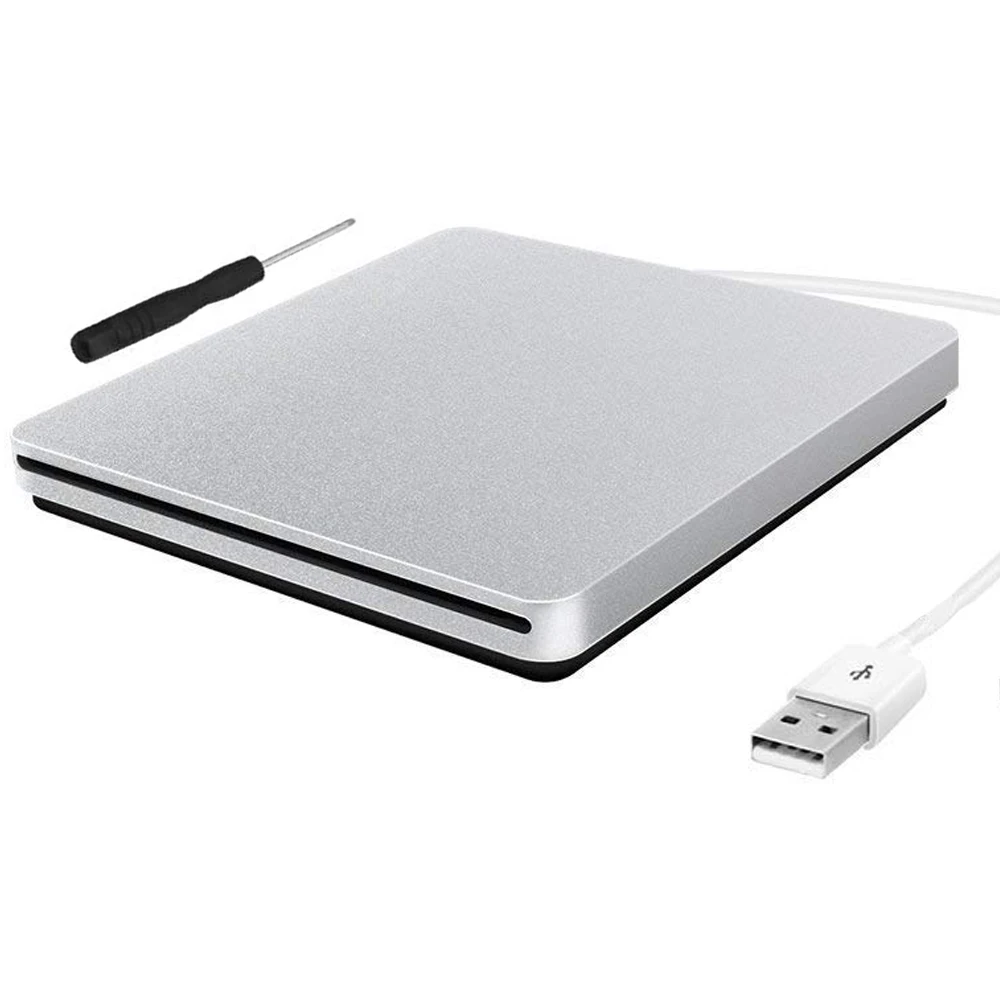 Супер тонкий внешний слот в DVD RW корпус USB 2 0 Корпус 9 5/12 7 мм SATA Оптический привод