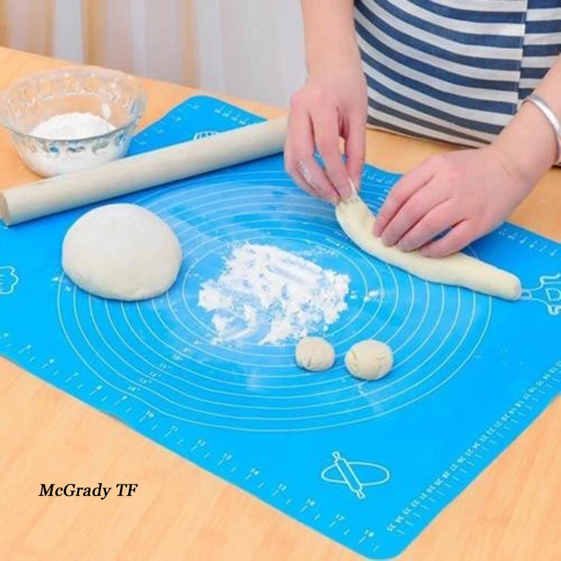 Силиконовый коврик для выпечки утолщение муки прокатки весы коврик для разминания теста антипригарная Скалка текстура Пластиковая форма для выпечки