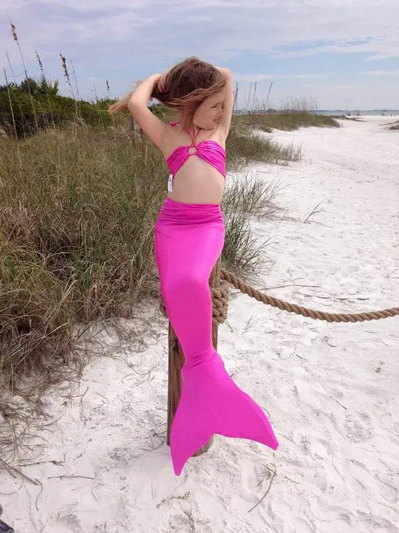 3 шт. радужные хвосты русалки для девочек купальный костюм косплея одежда