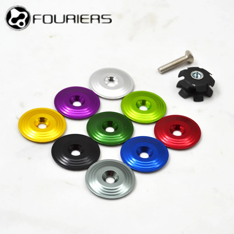 Fouriers велосипедная гарнитура гайка Звездочка стволовая верхняя крышка для GIANT OD2 над приводом 2 Steerer 31 8 мм 1 1/4