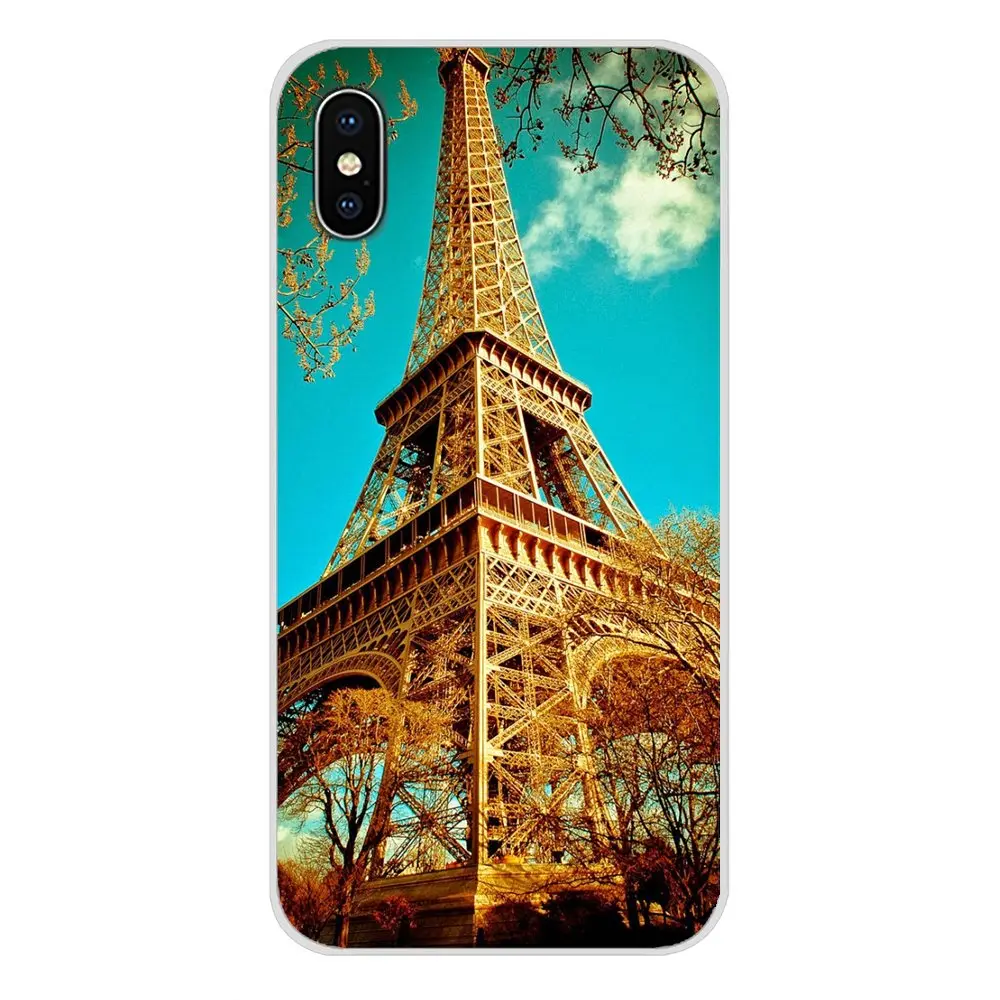 Мягкие прозрачные чехлы для Huawei G7 G8 P7 P8 P9 P10 P20 P30 Lite Mini Pro P Smart Plus 2017 2018 2019 Париж