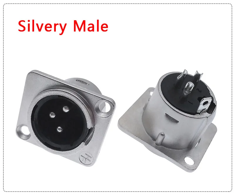 1 шт. Cannon 3 pin XLR разъем металлический YS145 YS146 мужской женский для микрофона Разъем YS145BG YS146BG