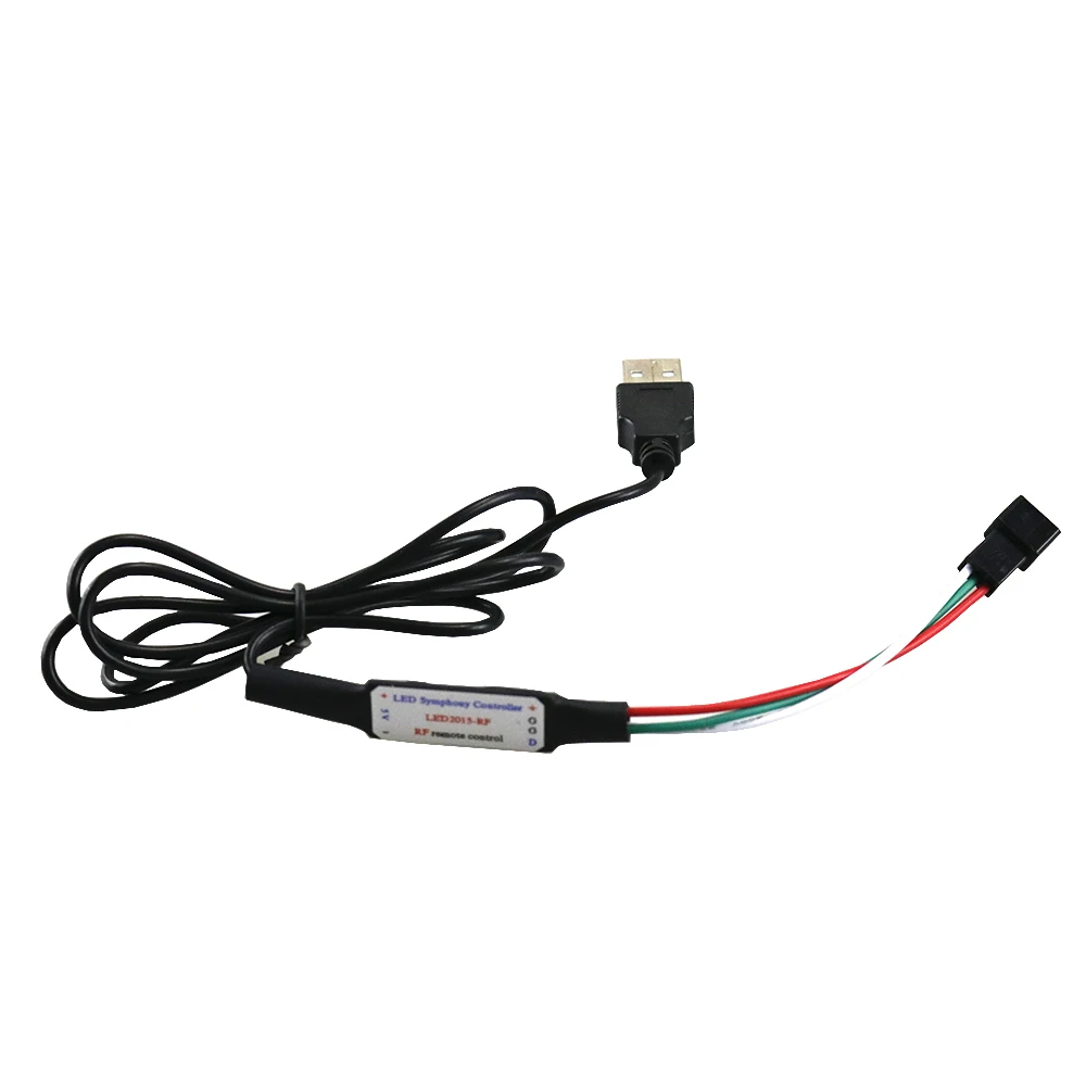 5 в светодиодный контроллер USB 14Key светодиодный RF беспроводной пульт дистанционного управления для WS2812 WS2812B Драйвер IC Красочные RGB светодиодные ленты 5050 1 шт