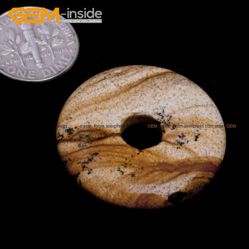 Бусины из натурального камня для изготовления ювелирных изделий диаметр 30 мм |