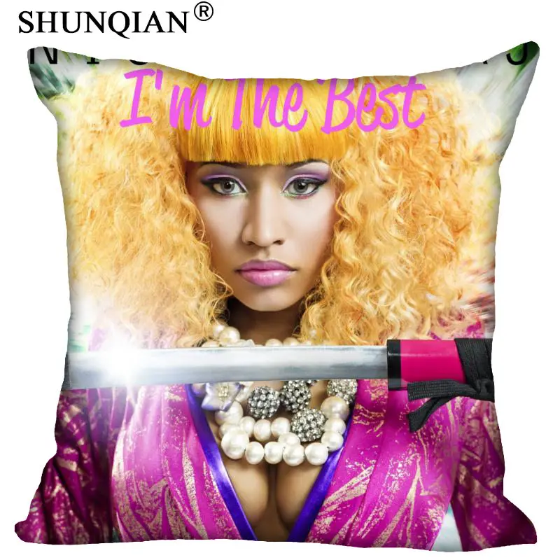 

Custom Square Pillowcase Nicki Minaj soft 60x60cm (Two Sides) Pillow Cover Zippered 1pcs Custom Pillow Cover More Size