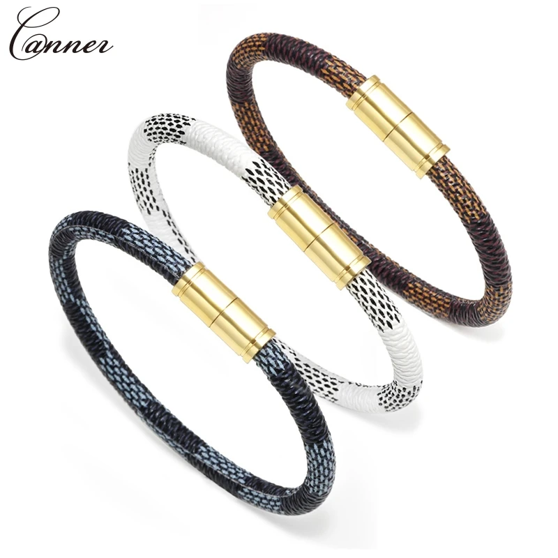 Мужской браслет из воловьей кожи в стиле панк браслеты для женщин ювелирные