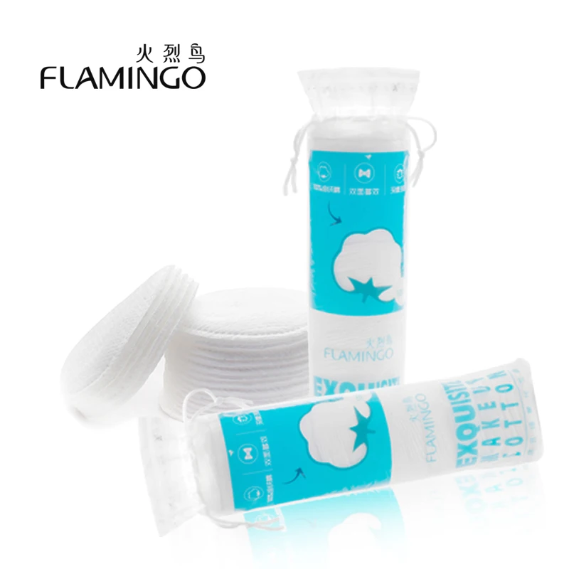 Фламинго 1 комплект/500 шт накладки из хлопка для макияжа чистый хлопок губка