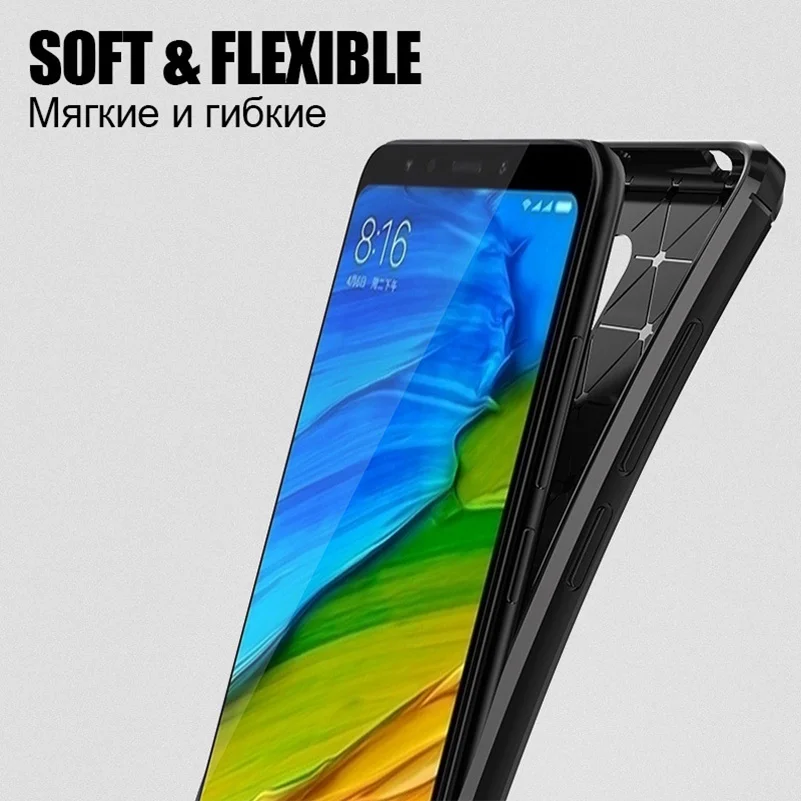 Чехлы для Xiaomi Redmi 5 Plus силиконовый мягкий чехол Xiomi Mi 8 SE 6 A1 6X Note Pro 4X 4 4A 5A S2 |
