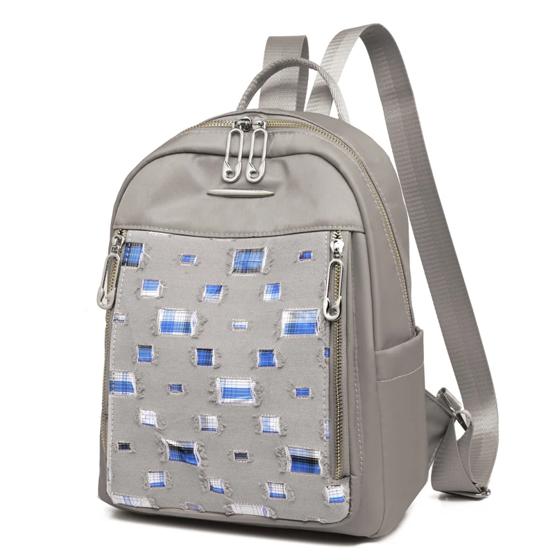 Mochila mujer Модный водонепроницаемый рюкзак из ткани Оксфорд + джинсы женский damen sac a