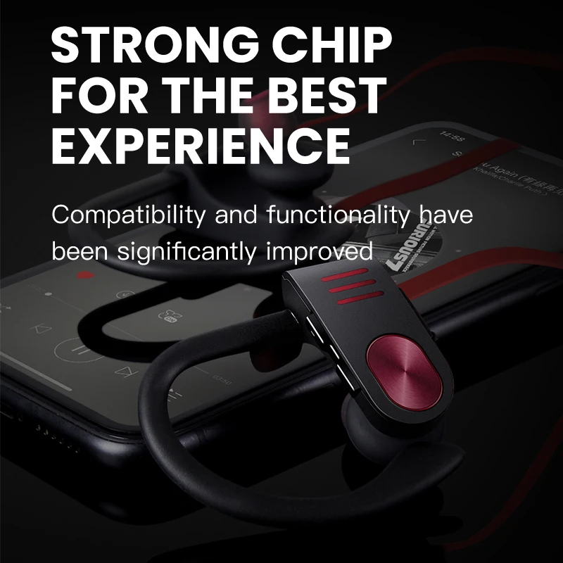 IONCT V5 Спортивные Беспроводные наушники с шумоподавлением HiFi стерео гарнитура IPX7