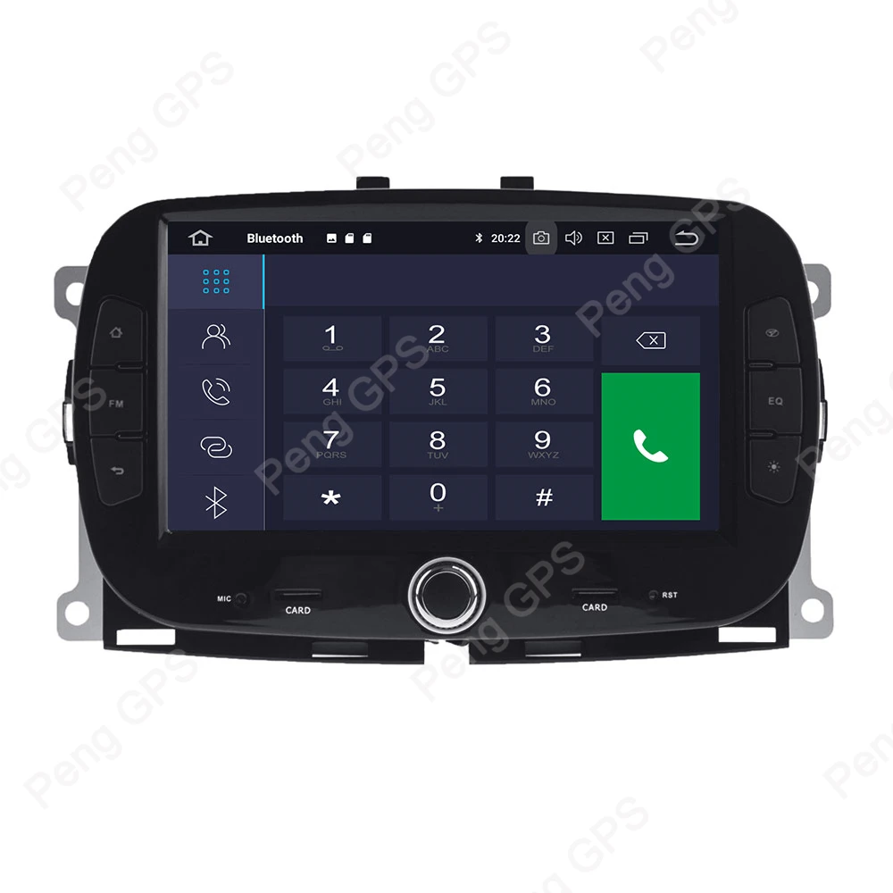 0cta Core Android 9 0 Автомобильный CD DVD-плеер для FIAT 500 2015 + GPS-навигация 1024X600 двойной Din