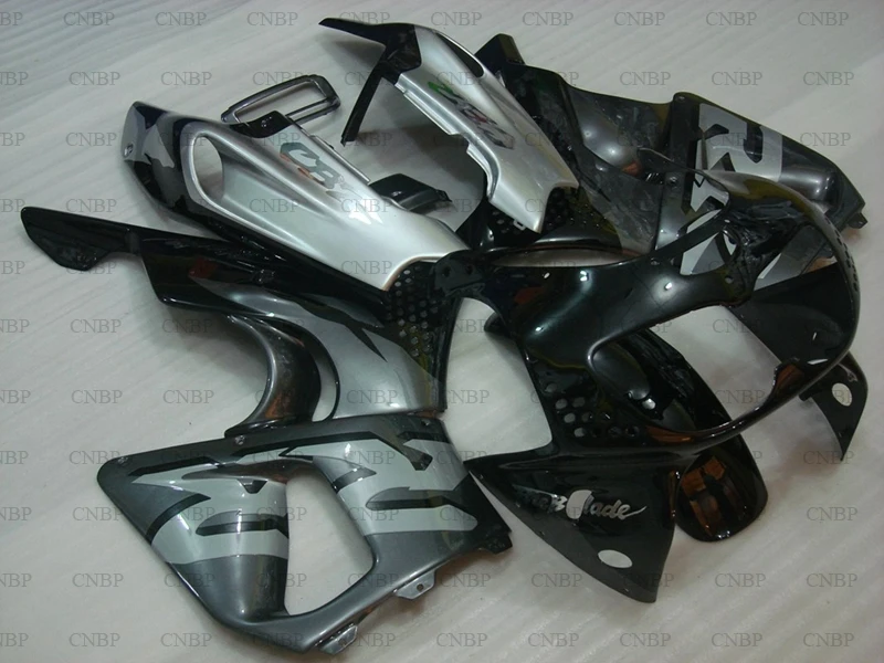 for Honda Cbr893RR 1997 Plastic Fairings CBR893RR 1994 - Black Silver CBR Full Body Kits Cbr 893 900 RR 96 97 Abs Fairing | Автомобили и