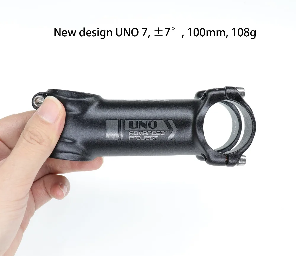 Руля велосипеда UNO 7 градусов 17 MTB Сверхлегкий дизайн Kalloy Alu 7050 31,8 60 70 80 мм 90 мм 100 110 120 велосипедный king сплав