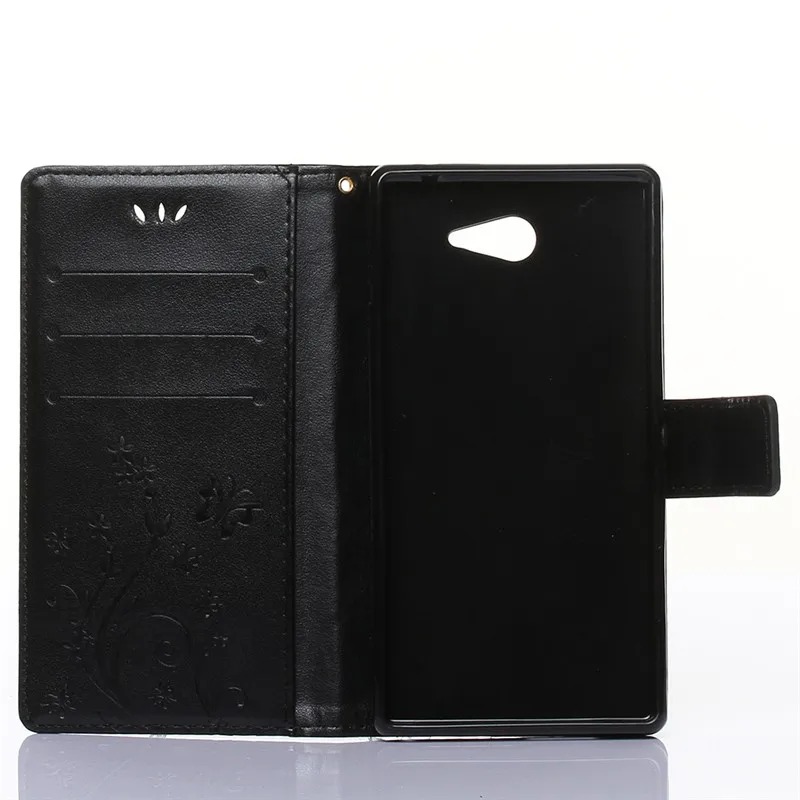 Флип-чехол для Coque sony Xperia M2 E5 E6 XA XA1 M4 Aqua кожаный чехол-бумажник для sony Xperia Z1 Z3 XZ1 XZ2 compact L1 L2 чехол