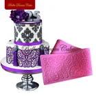 Украшение бабочки кружевной коврик, кружевная форма для помадки, сахарный кружевной силиконовый коврик для свадебного торта, Рождественская силиконовая форма, кружевная форма