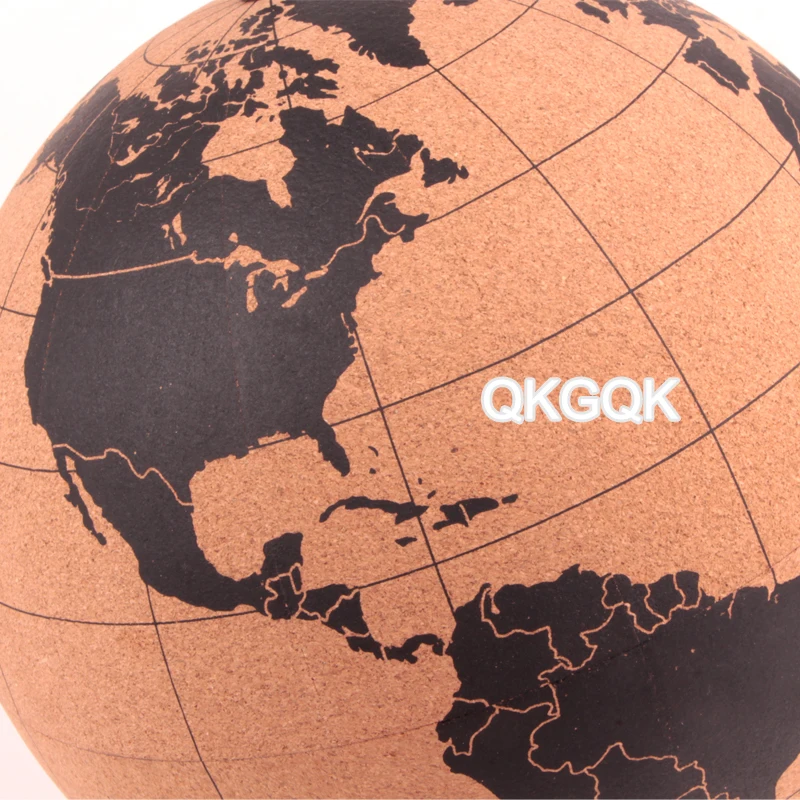 Деревянные шары Tellurion из пробкового дерева мраморные карты глобус украшение для