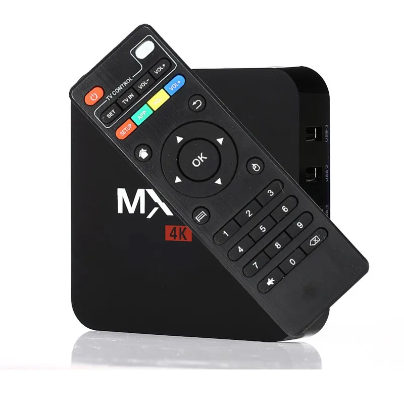 5 ШТ./ЛОТ Android 5.1 TV Box Amlogic MX PRO S905 Quad-core бит 1 Г 8 UHD 4 К 60fps H.264 Media Center Smart ОТТ ТВ КОРОБКА |