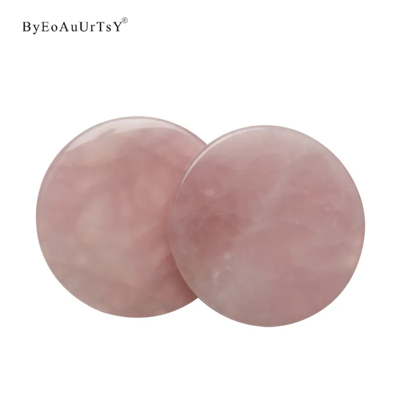 3pcs pink 1/3 шт Высокое качество розовый нефрит камень накладные ресницы клей поддон круглый коврик Темный нефрит камень клей для ресниц, инструменты для макияжа - Цвет: 3pcs pink