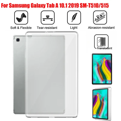 10.1 inch T510 T515 Задняя крышка для планшета для Samsung Galaxy Tab S5e T720 T725/Tab A SM-T510/515 Tab A P205/P200 TPU гель кремний чехол s30 - Цвет: 10.1 inch T510 T515