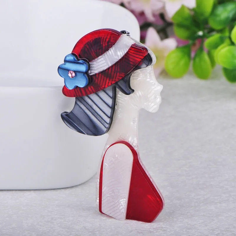 Красивые женские Акриловые Броши FUNMOR ручной работы большие аксессуары для сумок