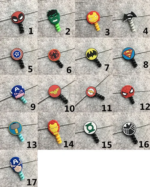 100pcs 100 шт./лот мультфильм защита для usb-кабеля управление линии передачи данных Организатор клип Protetor де Кабо кабель протектор для iPhone, Android - Цвет: 100pcs