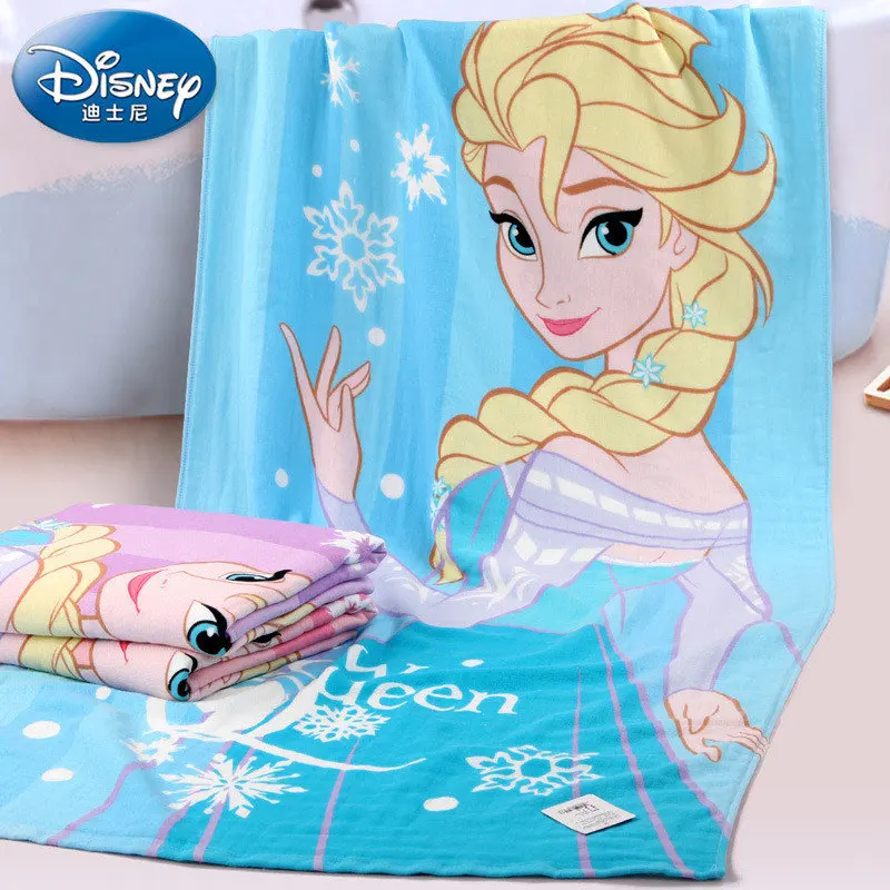 Disney принцессы queen Эльза Замороженные марли подушка для купания младенцев Полотенца хлопок мягкое пляжное полотенце подарки для мальчиков девочек лицо Полотенца 70*140 см