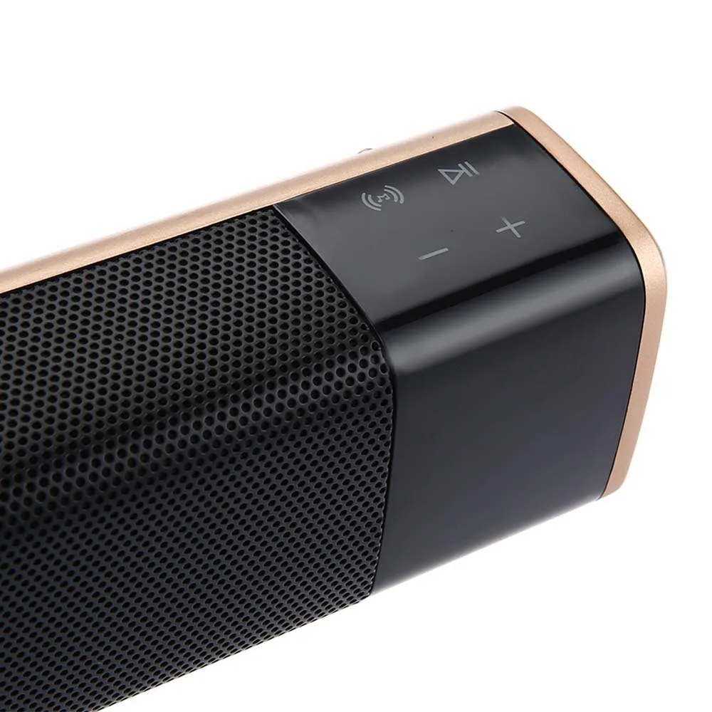 Портативный высококачественный Bluetooth динамик супер бас 20 Вт стерео сенсорный громкий динамик Поддержка TF карты AUX плеер для телефона тв