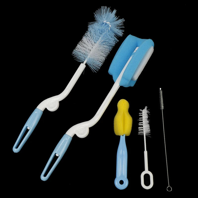 5 шт./компл. пластиковая детская бутылочная щетка стеклянная чашка для молока