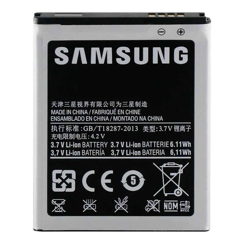 Оригинальный samsung Батарея EB F1A2GBU для Galaxy S2 i9100 i9108 i9103 i9188 i9050 1650 мА ч|battery eb-f1a2gbu|samsung