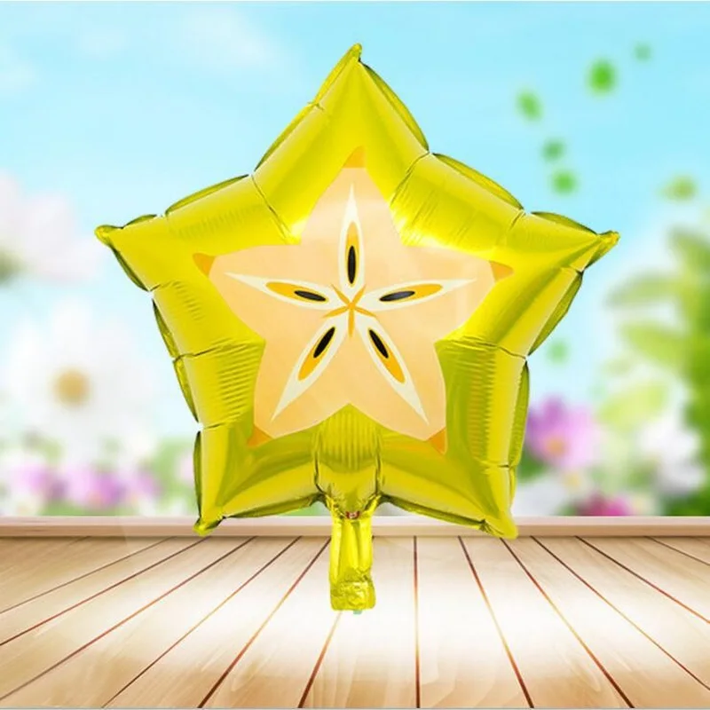 18 дюймов форма фруктов воздушный шар из фольги арбуз клубника оранжевый