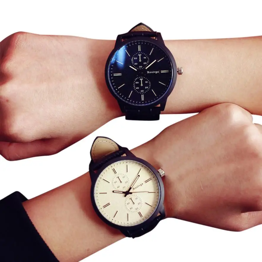 Высококачественные женские часы мужские и студенческие с большим циферблатом в